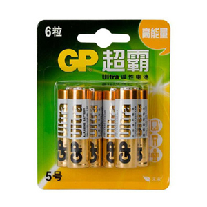 超霸 15AU-2IL6超霸 碱性电池，5号 6节卡装，15AU-2IL6 单位：卡